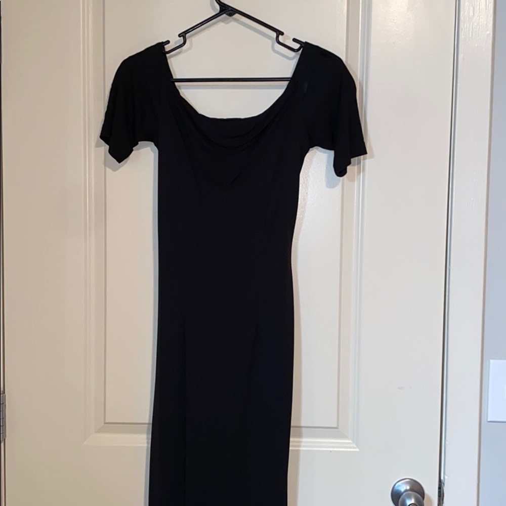 Long black dress